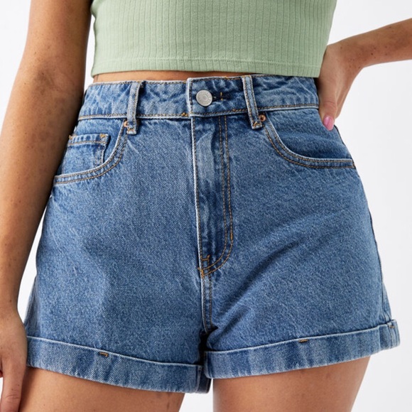 PacSun Bullhead Denim Mom Shorts - Picture 1 of 8